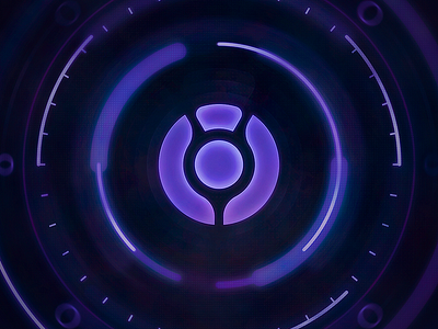 Kokyo Emblem digital emblem esports glow hud kokyo modern purple sci fi tech