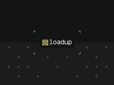 Loadup Logo hazzard loadup logo pattern up upload visual identity yellow