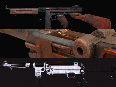 Game Weapon Skins #1 battalion gaming gun painting skins substance substancepainter video game weapon ww2