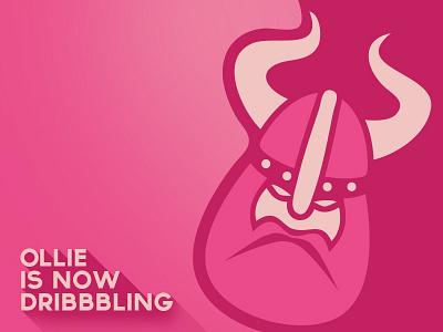 Hello Dribbble! hello icon new viking welcome