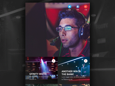 Team Dashboard Concept blog concept dashboard esport esports games gaming team ui ux website