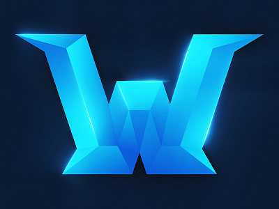 W - Symbol icon letter logo w