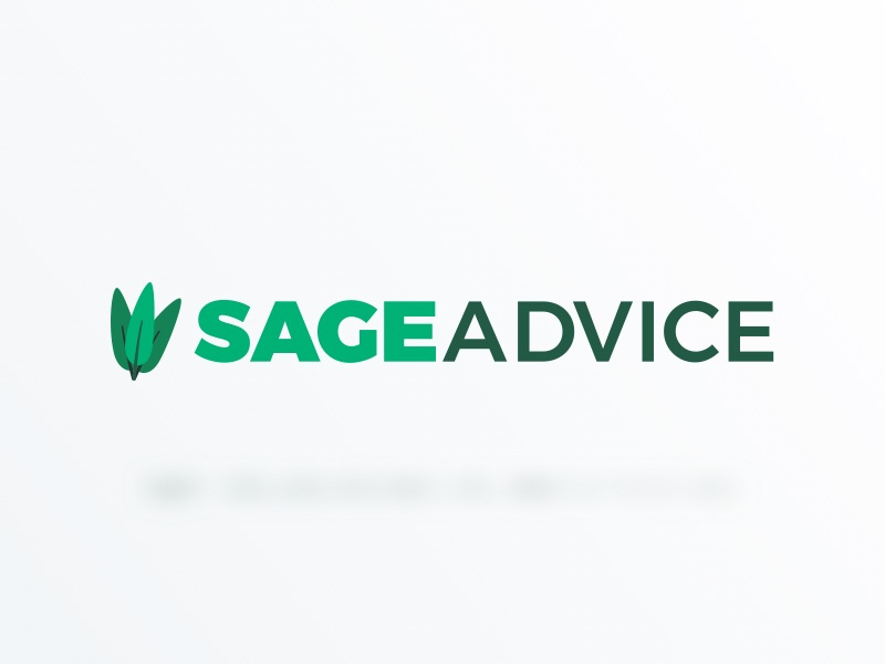 Sage Advice Logo by Ollie Taylor 😎 on Dribbble