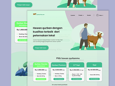 Qurban Landing Page -  Idul Adha