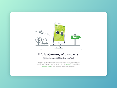 404 Page UI design illustration ui ux website