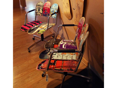 Skate Deck Chair Furniture Design furniture upcycling