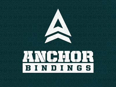 Anchor Snowboard Bindings anchor branding logo pattern snowboard