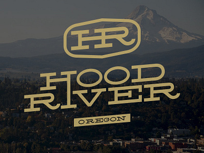 Hood River logo monogram oregon