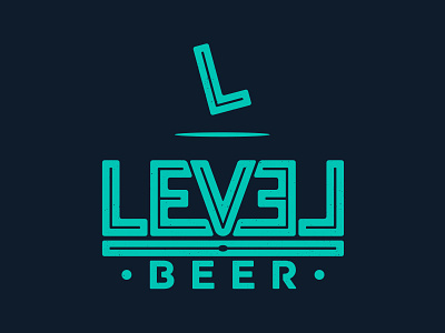 Level Beer Logo beer branding craft beer logo vector