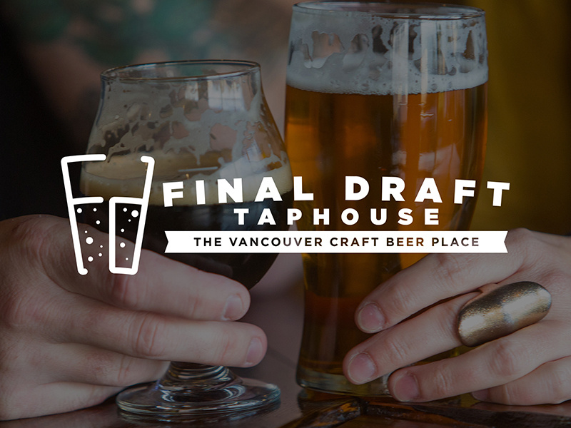 Final Draft Taphouse Logo taphouse beer branding logo