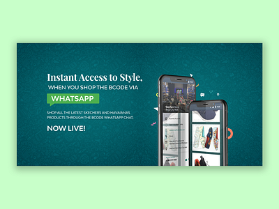 Live on Whatsapp design ecommerce functionality illustration minimalism newsletter design product design ui uidailychallenge web