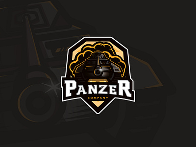 Panzer Company adobe esports gaming illustration logo tank vector wot
