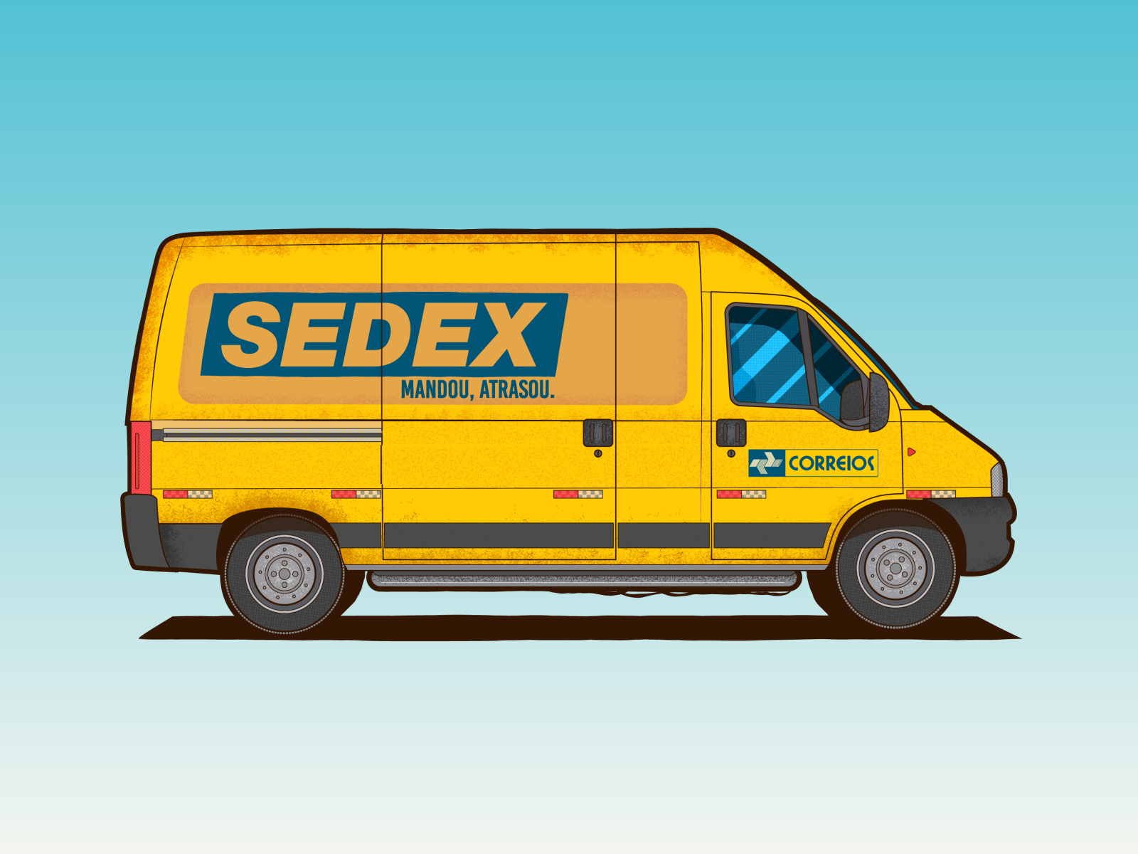 Postal van by Diego Catto on Dribbble