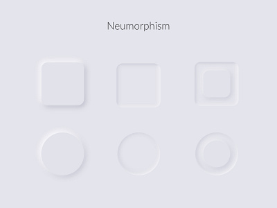 Neumorphism | Light Mode adobe xd button creation design idea mobile neumorphic button neumorphism studying trendy design ui