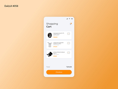 Daily UI #058 - Shopping cart daily 100 challenge daily ui 58 dailyui dailyuichallenge shopping cart xiaomi