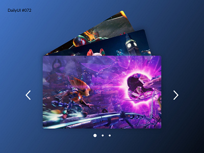 Daily UI #072 - Image Slider daily 100 challenge daily 72 dailyui dailyuichallenge design ps5 ps5 games