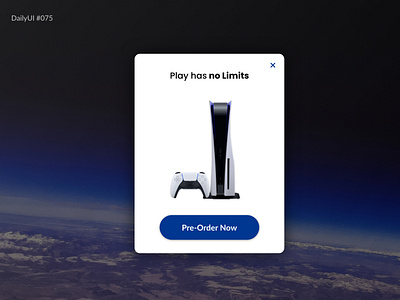 Daily UI #075  - Pre Order