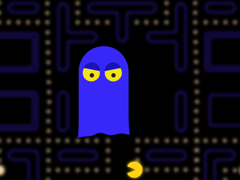 Ghost after effects animation animation 2d pacman pacventure