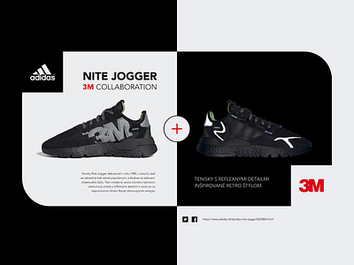 ADIDAS Nite Joggers branding colors design graphic typography ui ux vector web