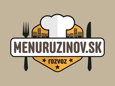 Menu Ruzinov city logotype menu ruzinov mobile restaurant