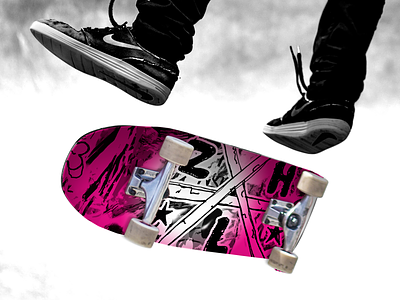 Zulah Skateboard Design art branding coloring colors crazy design graphic illustration logo logotype typography vector