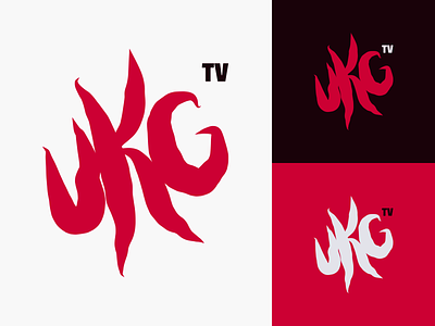 UKG - United Kingdom Gangsters TV art branding coloring colors crazy design graphic illustration logo logotyp logotype typography vector