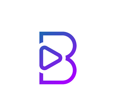 B Letter Logo branding design flat icon illustration logo logo design minimal vector
