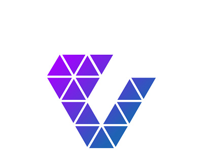 V letter logo