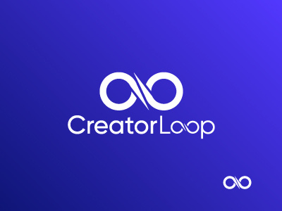 CreatorLoop branding design flat icon illustration illustrator logo logo design minimal vector