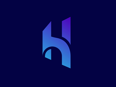H logo branding design flat h icon h letter h logo icon illustration illustrator logo logo design minimal