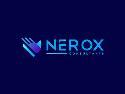 Nerox logo , N logo, N Letter logo branding design flat icon illustration illustrator logo logo design minimal n letter n letter logo n logo nlogo vector