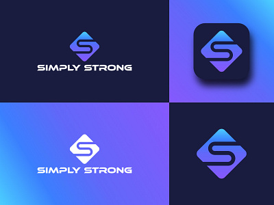 SIMPLY STRONG  LOGO ((Letter S symbol))
