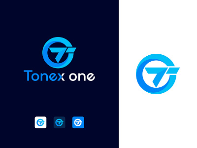 Tonex one modern logo branding design flat icon illustration logo logo design minimal modern tonix tonix typography