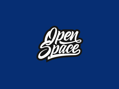 Open Space branding design graphic design hand hand drawn script icon illustration logo logo design minimal seript logo vector