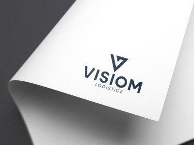 Visiom Logistics branding design icon illustration initial v letter logo logo design logo design minimal ui v design logo vector