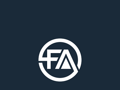 Abstract F A Logo branding design designer icon illustration logo logo design minimal ui vector