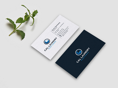 Cal Launder Business Cards brand brand identity branding branding agency branding design business card identity logo logotype minimal minimalist card design modern stationery typography