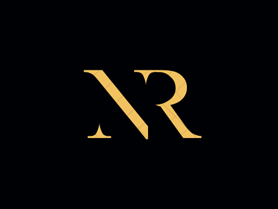 NR MONOGRAM LOGO branding design icon illustration logo logo design minimal nr nr logo nr monogram