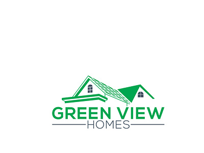 Green View Homes design icon logo logo design