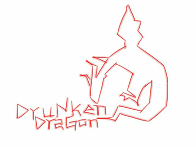 Logo to "Drunken Dragon Studio"