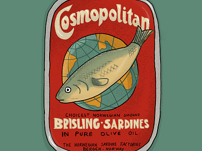 Sardines cannedsardines editorial illustration fish foodillustration illustration magazine illustration