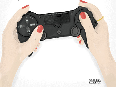 Teenager Controller controller editorial illustration illustrated hands illustration magazine illustration