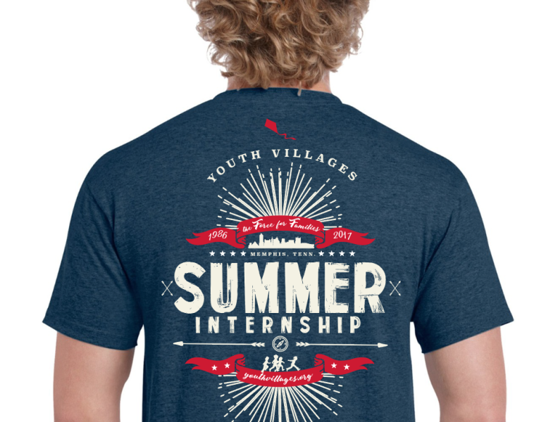 Summer Internship Shirt Back by Allison Donofrio on Dribbble