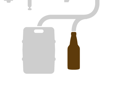 Vector Brewery beer bottle brewery info graphic keg vector