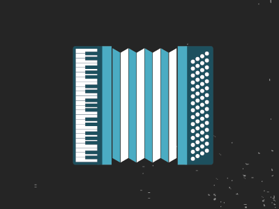 Accordion accordion illustration instrument keys music poster texture vintage