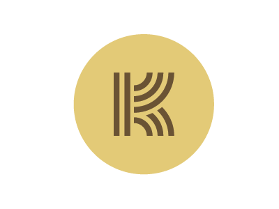 Logo initial, K