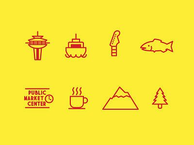 Seattle Themed Icons