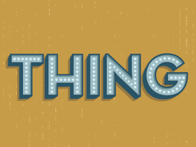 Thing typography