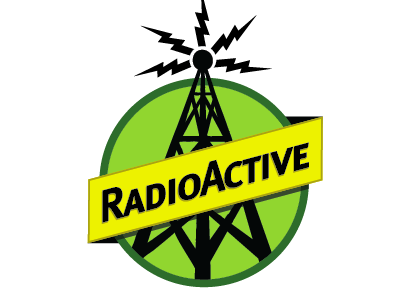 RadioActive branding logo radio