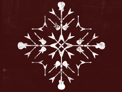 Snowflake guitar rock snowflake